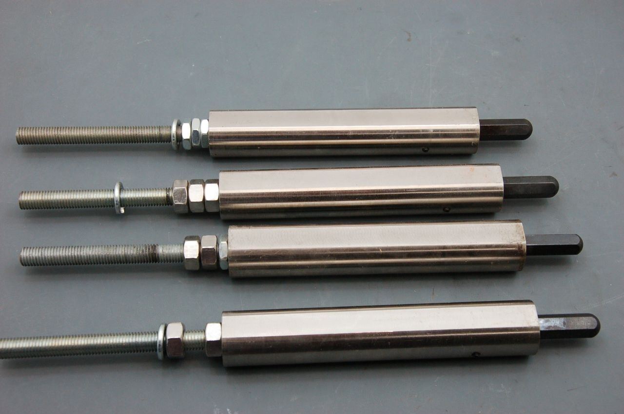 Spring Loaded Large HD Bumpers, 1.5" Stroke -  Lot of 4