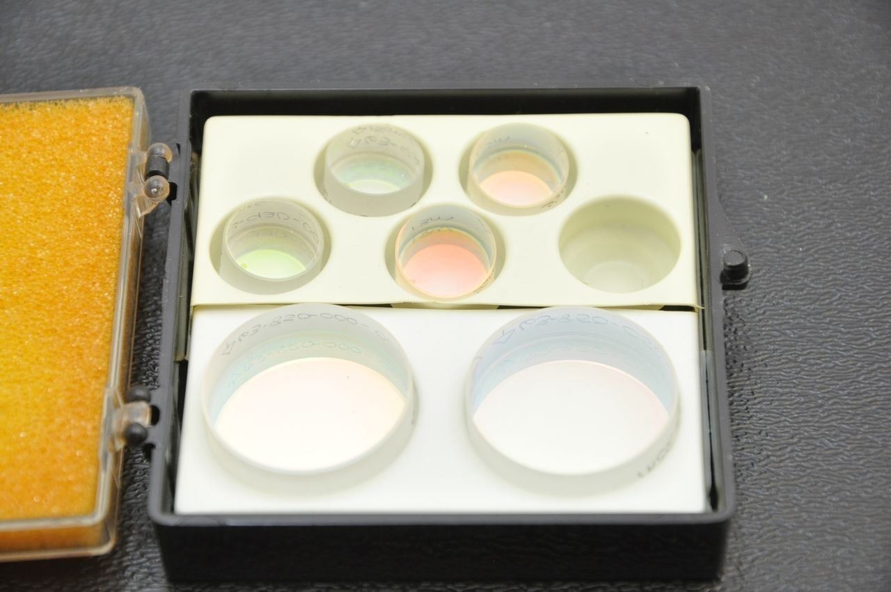 Optics Filter Kits 25mm and 13mm Sizes Various Filters Lot Of 15