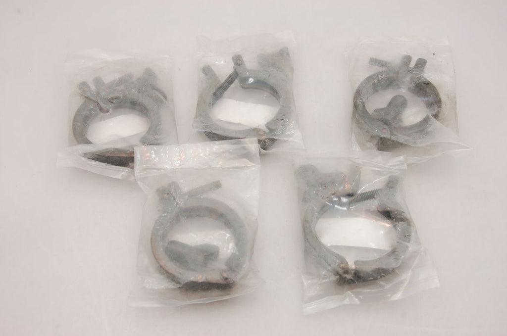 Compatible Manufacturing Sanitary Clamp 2-5/8" Flange - Lot of 5 - NEW