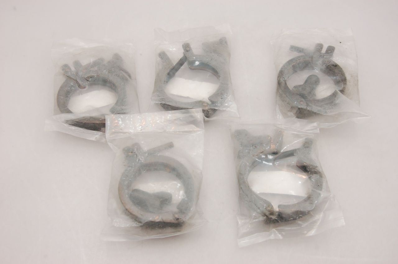 Compatible Manufacturing Sanitary Clamp 2-5/8" Flange - Lot of 5 - NEW