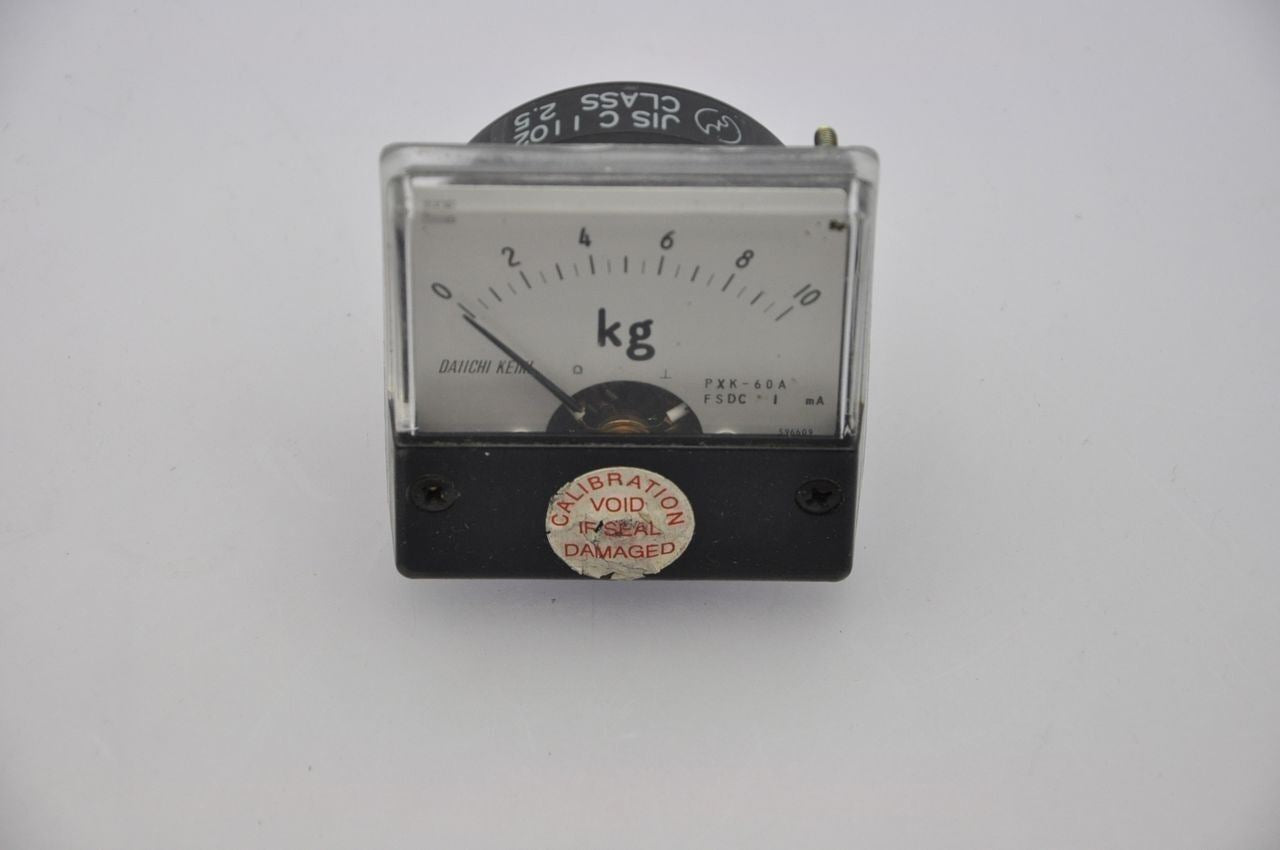 Daiichi Keiki PXK-60A 0~10 KG Meter Lot Of 4