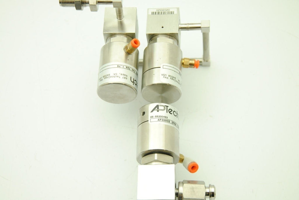 APTECH AP3550S #88-88200493, Regulator 2PWA TW4 250PSI, Lot of 3