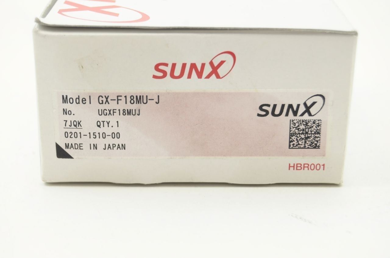 Sunx GX-F18MU-J Splatter Resistant Inductive Proximity Sensor NEW