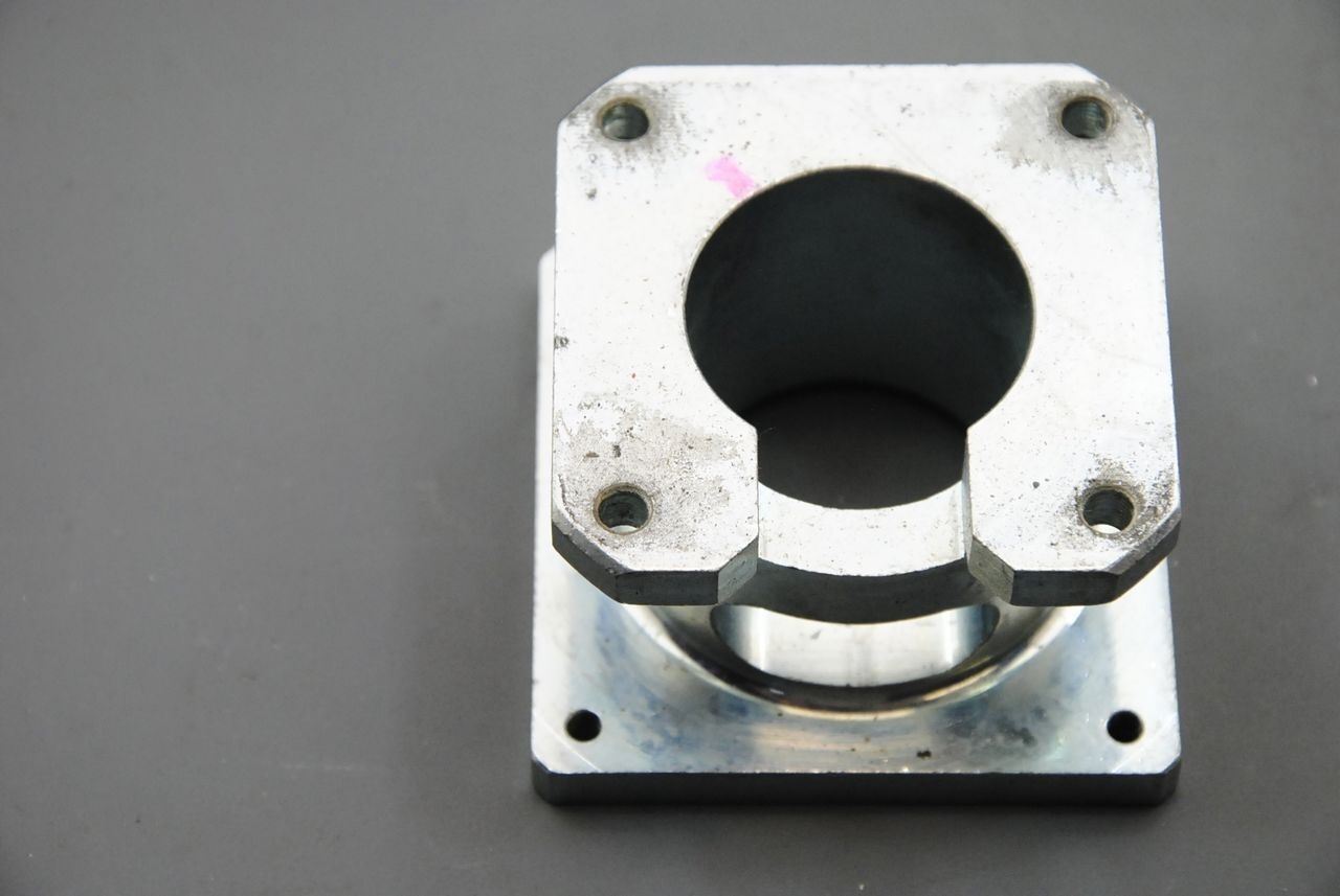 Motor Standoff Steel , 50mm High 70/76mm Sq, 76/89mm Bolt Hole Circle - Lot of 4