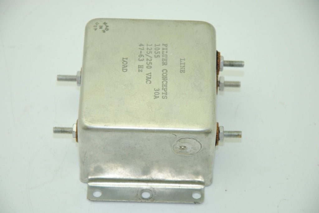 Filter Concepts 1055, Line Filter 125/250VAC 47-63Hz 30A