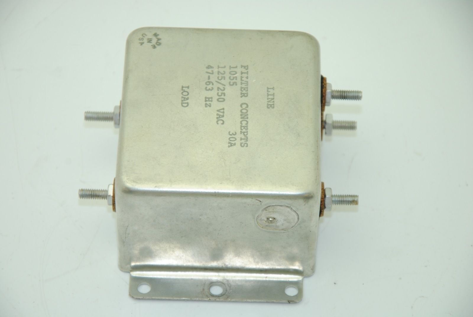 Filter Concepts 1055, Line Filter 125/250VAC 47-63Hz 30A