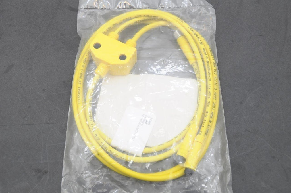 Turck VB2-PKGV 4M-0.6/2PSG 3-0.6/0.6 Twin Junction Cable Lot Of 3, NEW
