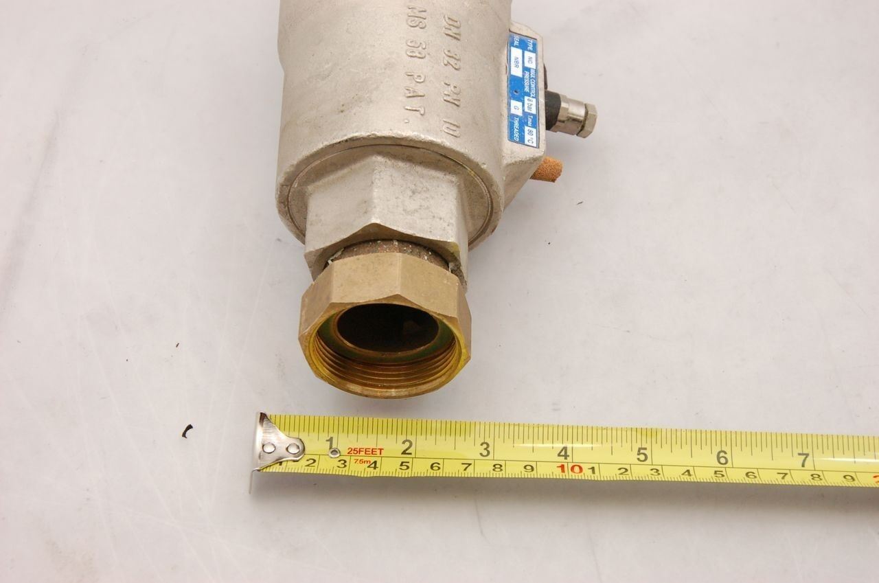 Omal Automation DN 32 VIP Pneumatic Valve 1-1/4" In/Out, 1-7/8' NPT Norm Closed