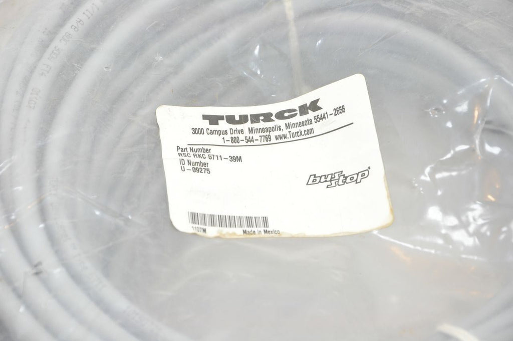 Turck U09275 RSCRKC571139M Busstop 5 Pin Cable Male/Female NEW
