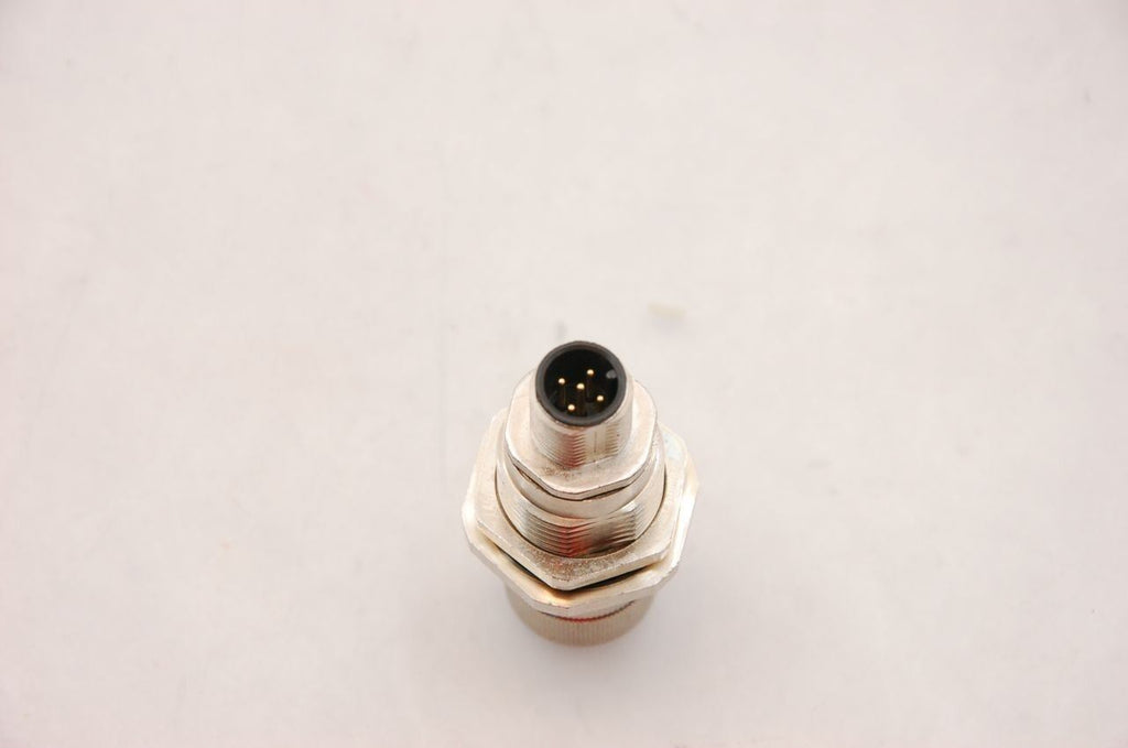 Turck-Style 5-Pin SS Panel Mount Connectors, Female to Male - Lot of 10