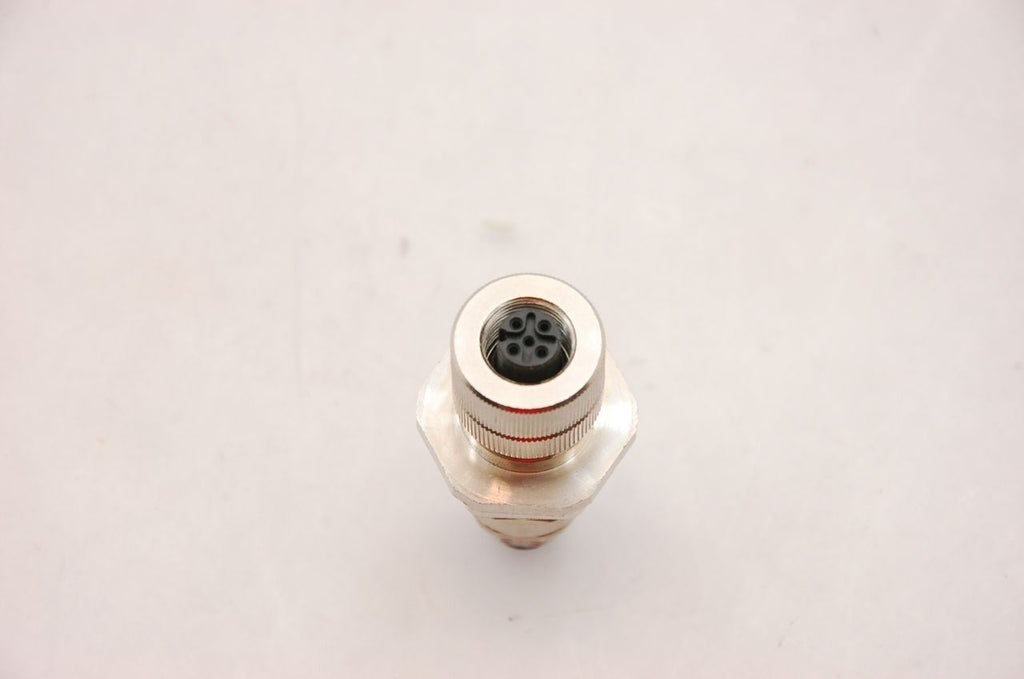 Turck-Style 5-Pin SS Panel Mount Connectors, Female to Male - Lot of 10