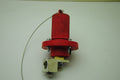 Leviton Single-Pole Female Receptacle, Red, 1-1/8" ID