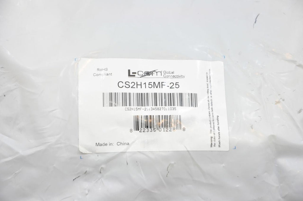 L-Com CS2H15MF-25 Monitor Cable VGA Video 25ft Gray - Lot of 3 - NEW