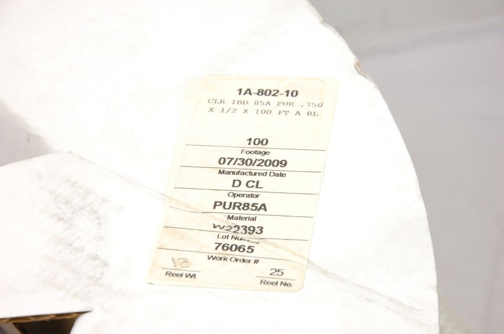 Purflex Reinforced Polyurethane Hose 3/4 x 1/2" ID 100' Roll (Partial)