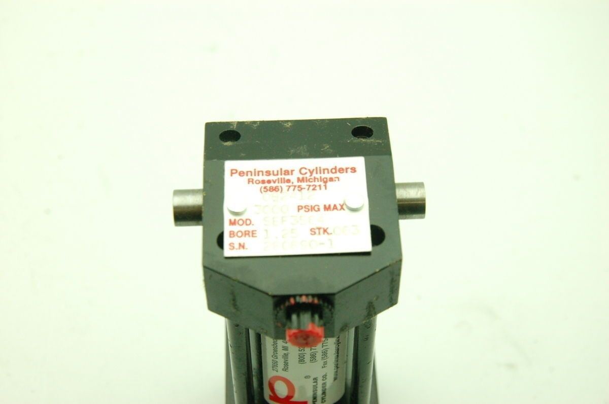 Peninsular Cylinders SEF3564 Bore 1.25 Stk.063 3000 PSIG Max