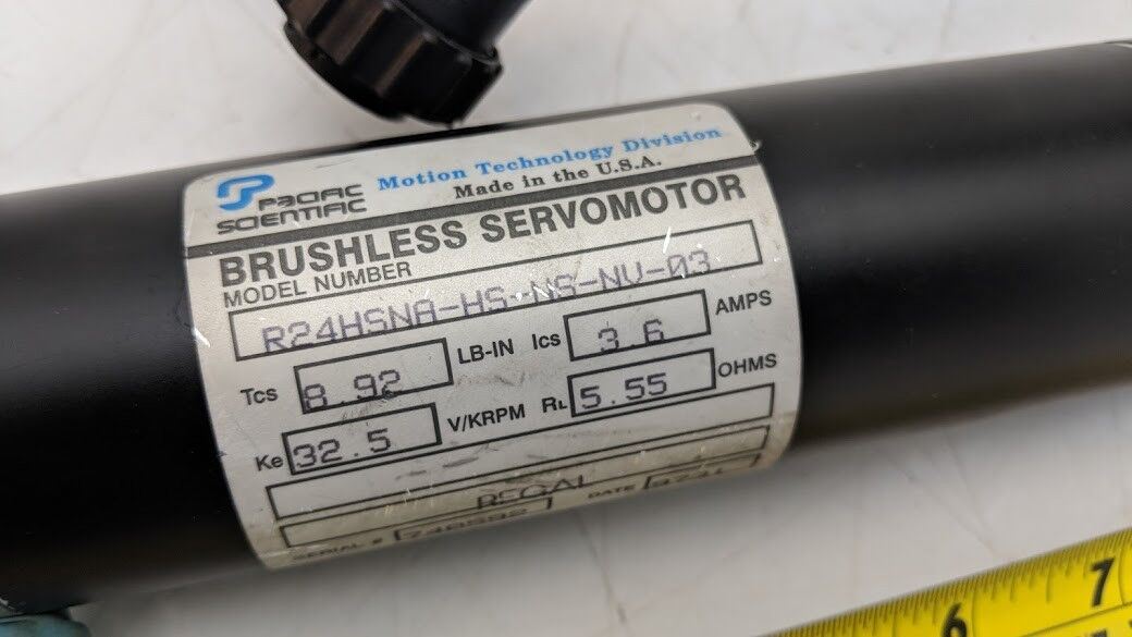 Pacific Scientific R24HSNA-HS-NS-NV-03 Brushless Servomotor Regal