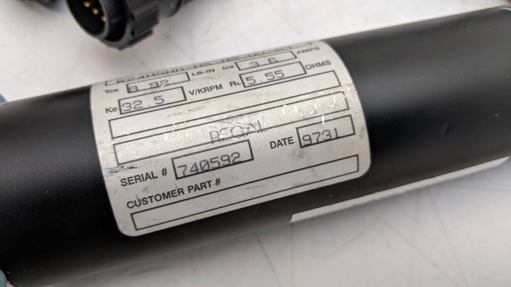 Pacific Scientific R24HSNA-HS-NS-NV-03 Brushless Servomotor Regal