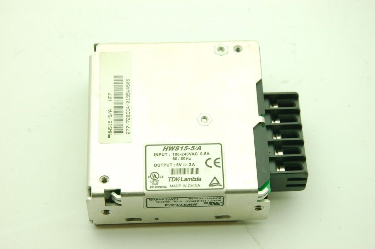 TDK Lambda Power Supply HWS15-5/A 100-240VAC 0.5A 50/60Hz