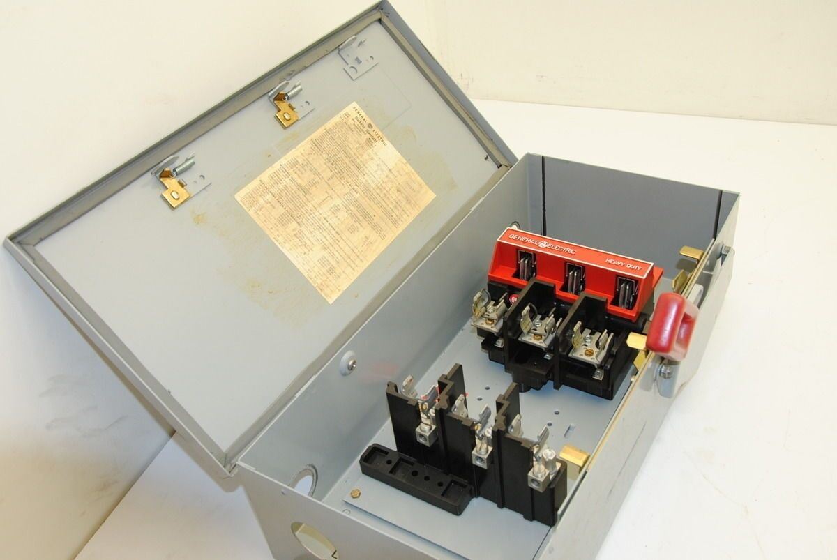 GE TH3362J Disconnect Switch, 600VAC, 250VDC, 60A