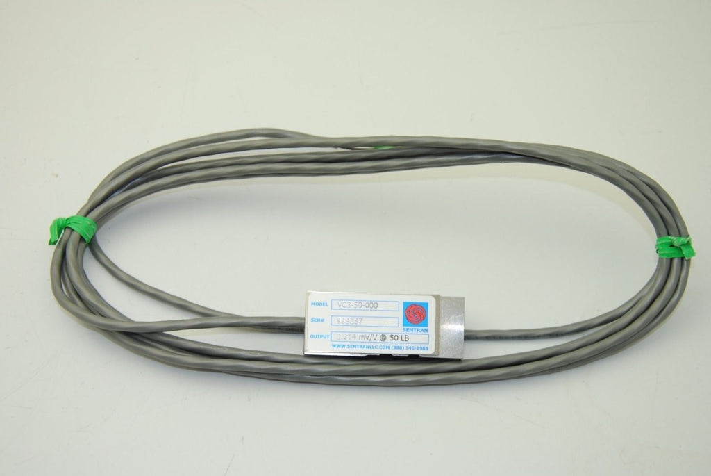 Sentran VC3-50-000 Industrial Load Cell, 2.814mV/V @ 50lb - NEW