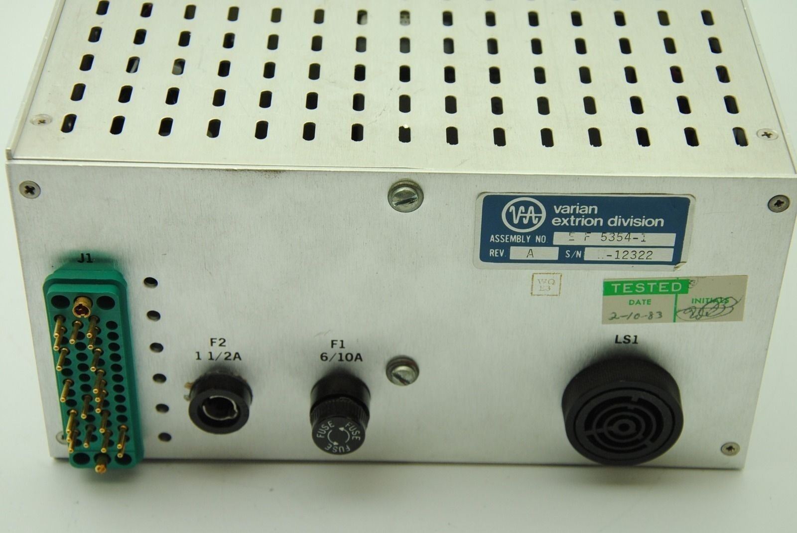 VARIAN LF5354-1, Automatic Cryopump Regeneration