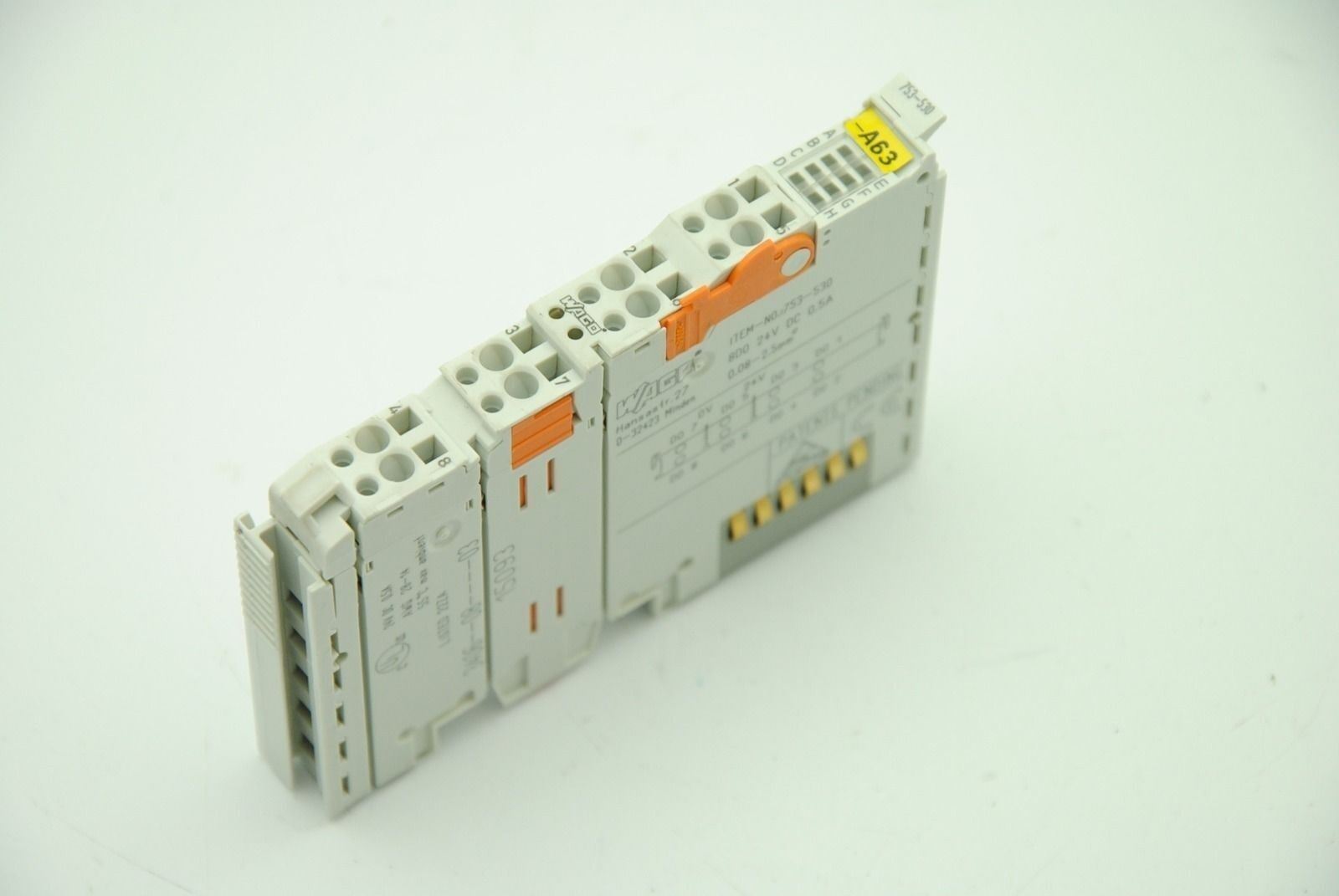 WAGO 753-530 8-Channel Digital Output Module 24VDC .5A