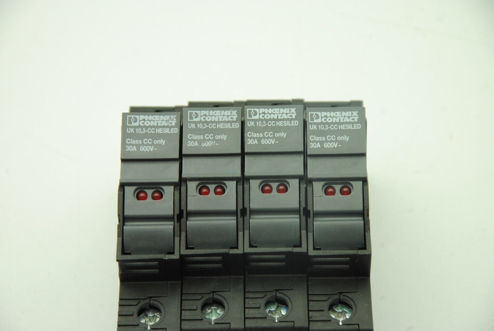 PHOENIX CONTACT UK 10,3-CC HESILED, Sing-Pole Circuit Breaker 30A 600V, Lot of 4