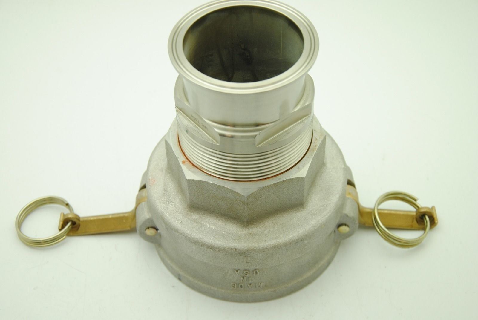 PT 40x30D, 5 1/2" Aluminum Coupling w/ 3 1/2" Flange Adapter