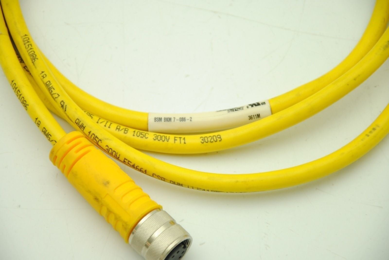 TURCK BSM BKM 7-086-2, 7-Pin Male/Female Cordset