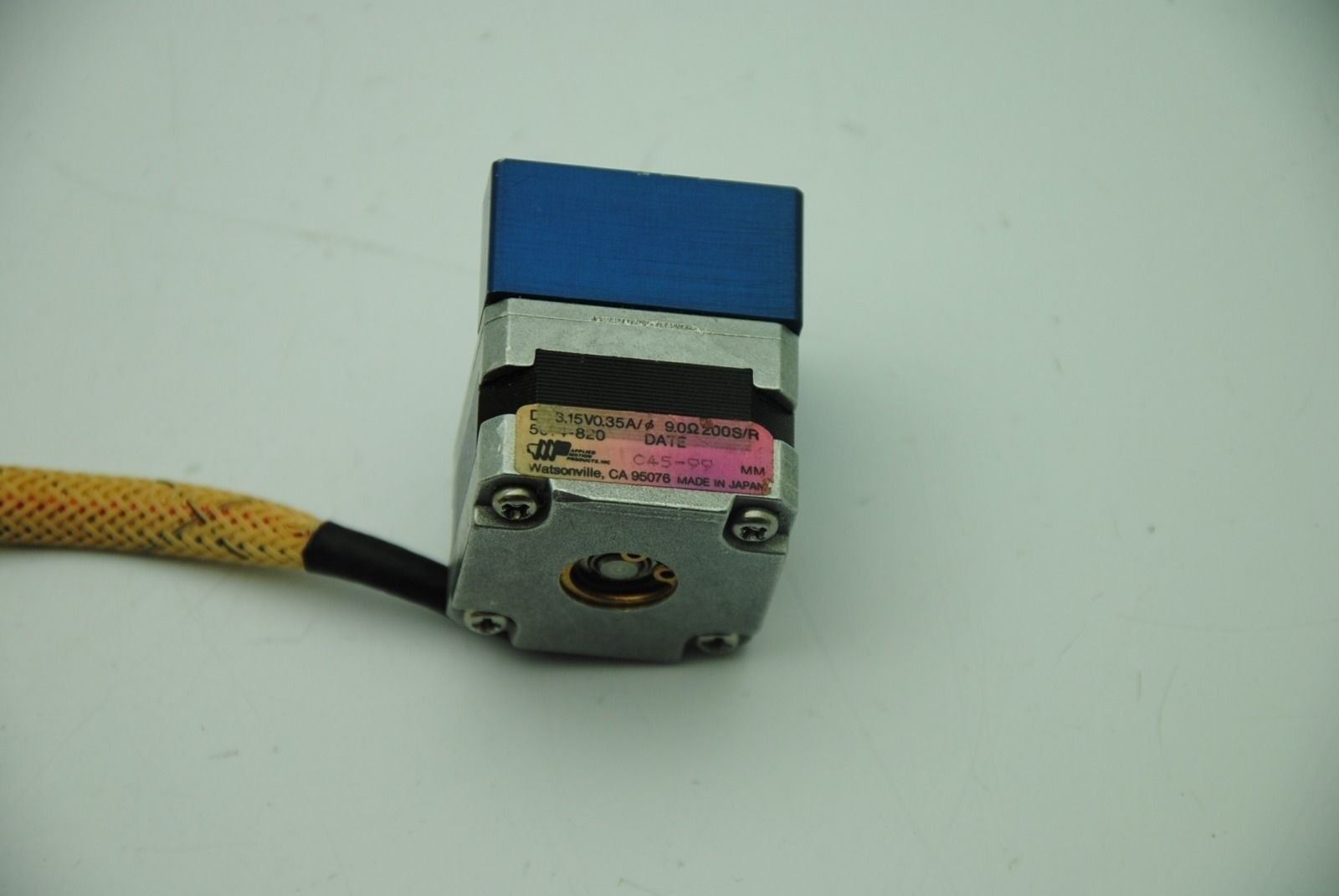 APPLIED MOTION C45-99, Stepper Motor 3.15V0. 35A 9.0 Ohm 200S/R, 5/8"D