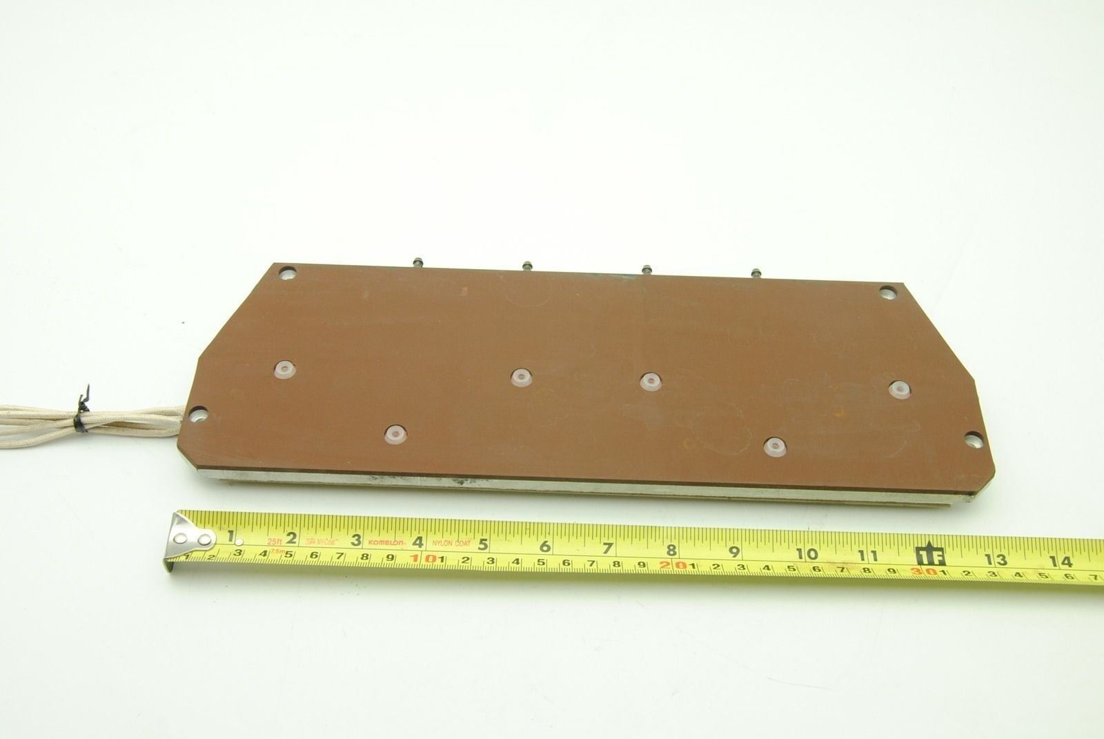 Pneumatic Vacuum Plate, 13" X 4.5", Rubber Padded, 3/16" Fitting - Lot of 2