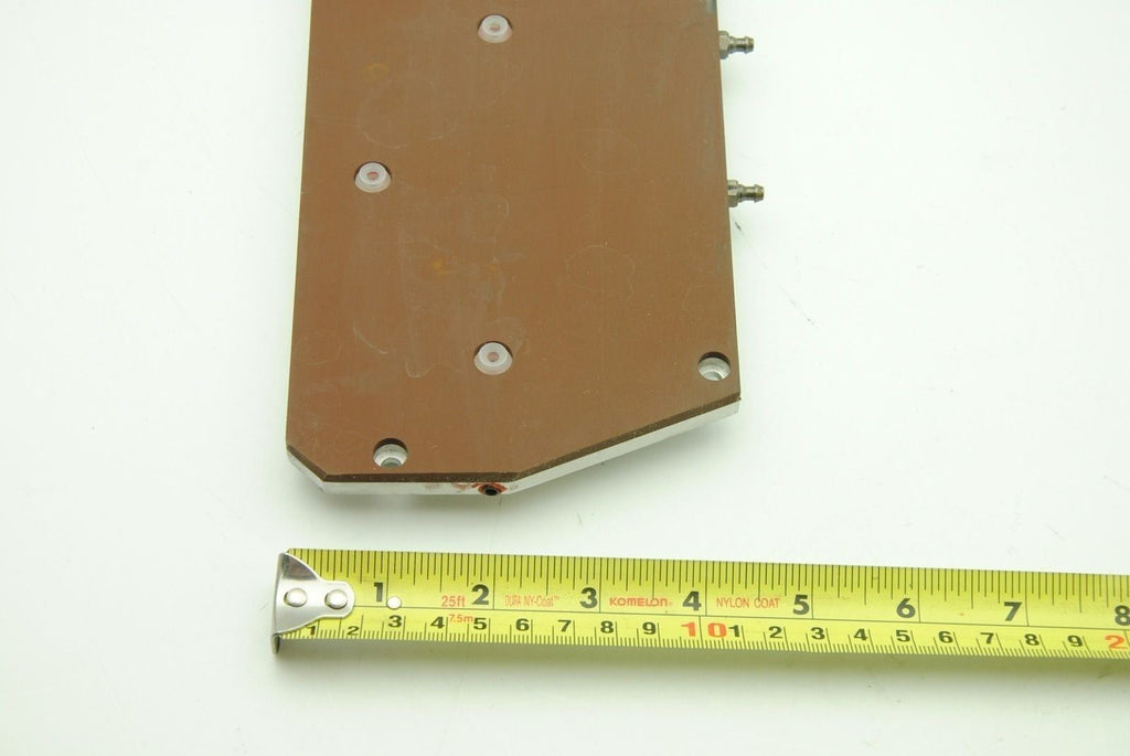 Pneumatic Vacuum Plate, 13" X 4.5", Rubber Padded, 3/16" Fitting - Lot of 2