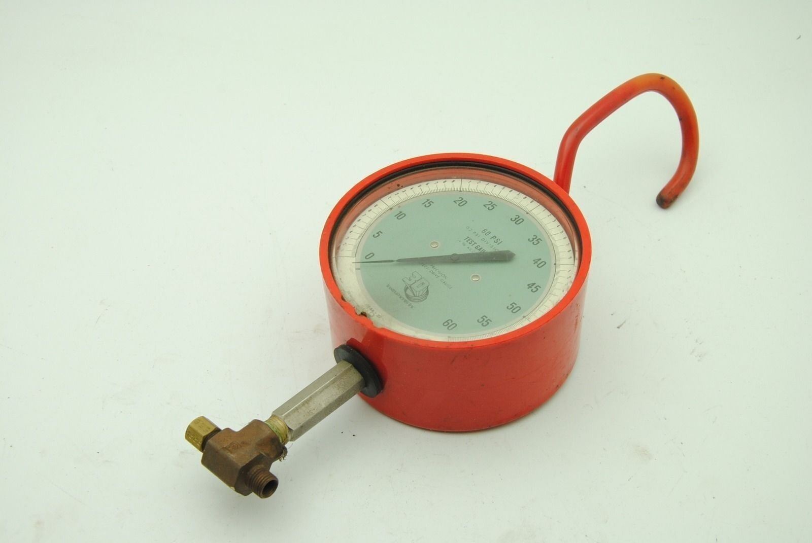 3D Instruments 25544-22B53EDY Pressure Test Guage, 60PSI, 4.5"