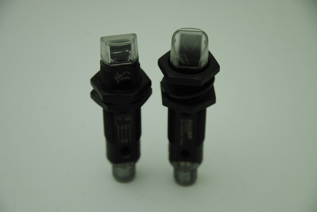 2x Balluff BOS00EW BLS 18KW-XX-1P-S4-L 10-30VD Photoelectric Sensor 15 Meter
