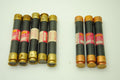 Bussman Fusetron (5) FRS-R 1 8/10 Amp (3) FRS-R-2 1/4 Amp, Lot of 8 Fuses
