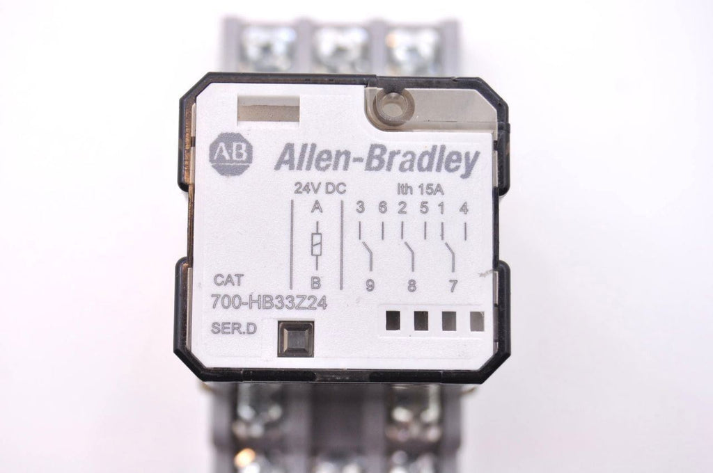 Allen Bradley 700-HB33Z24 Relay 24VDC Coil Voltage