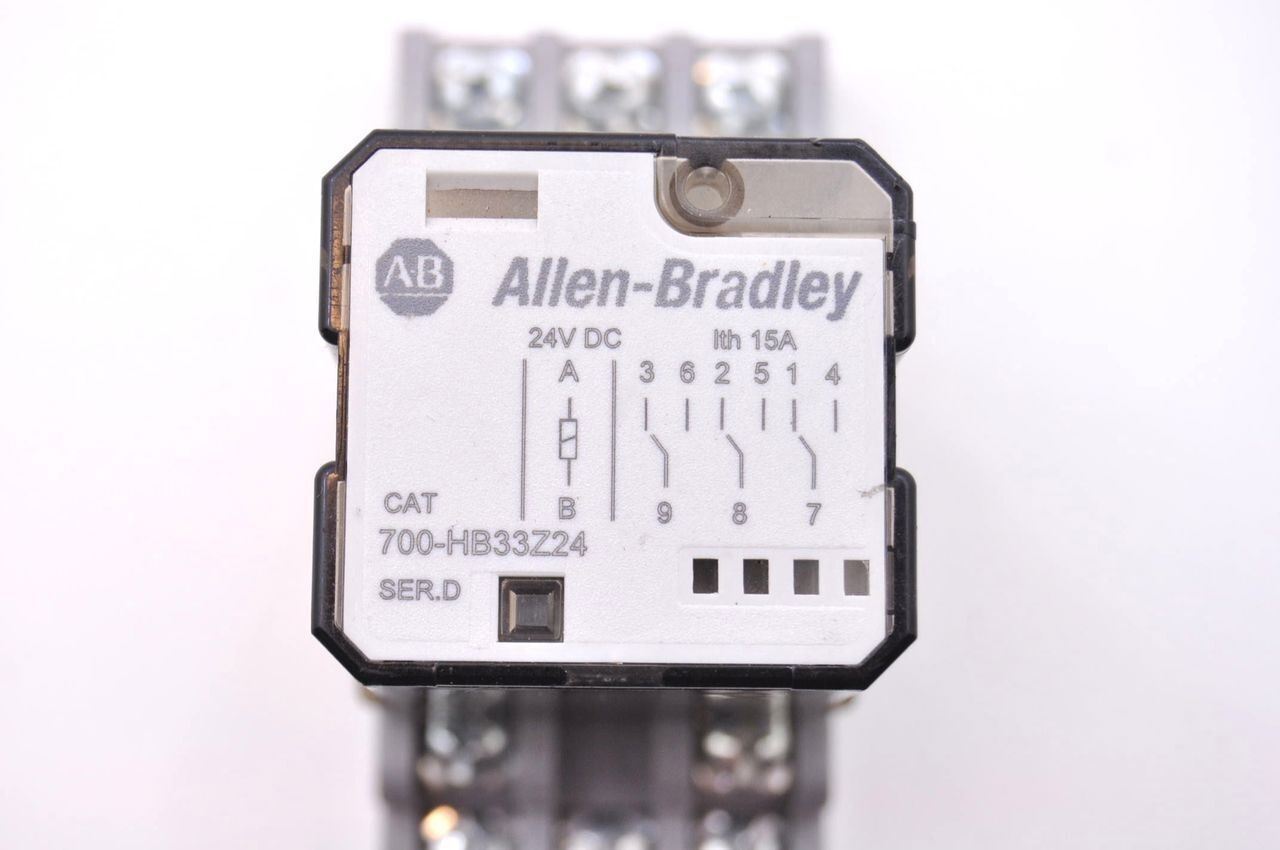 Allen Bradley 700-HB33Z24 Relay 24VDC Coil Voltage
