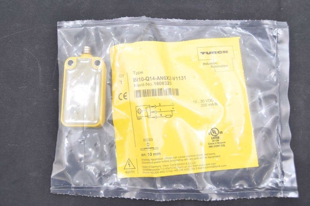 Turck Bi10-Q14-AN6X2-V1131 Inductive Proximity Sensor NIB