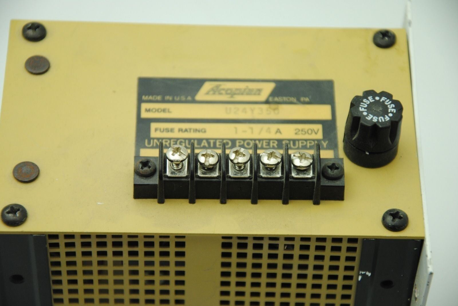 Acopian U24Y350, 24V Unregulated Power Supply