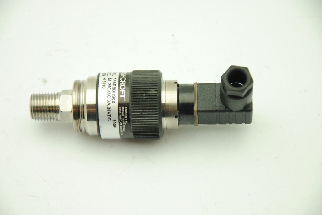 ASHCROFT APARSDHS02, Miniature Watertight Pressure Switch, 5A 250VAC, 3A,28VDC