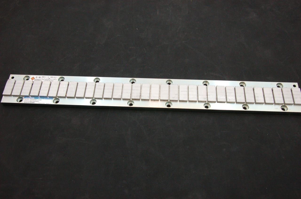 Sanyo Denki Linear Magnet Motor DS030M512A00 Sanmotion Rail 30mm x 512mm DS