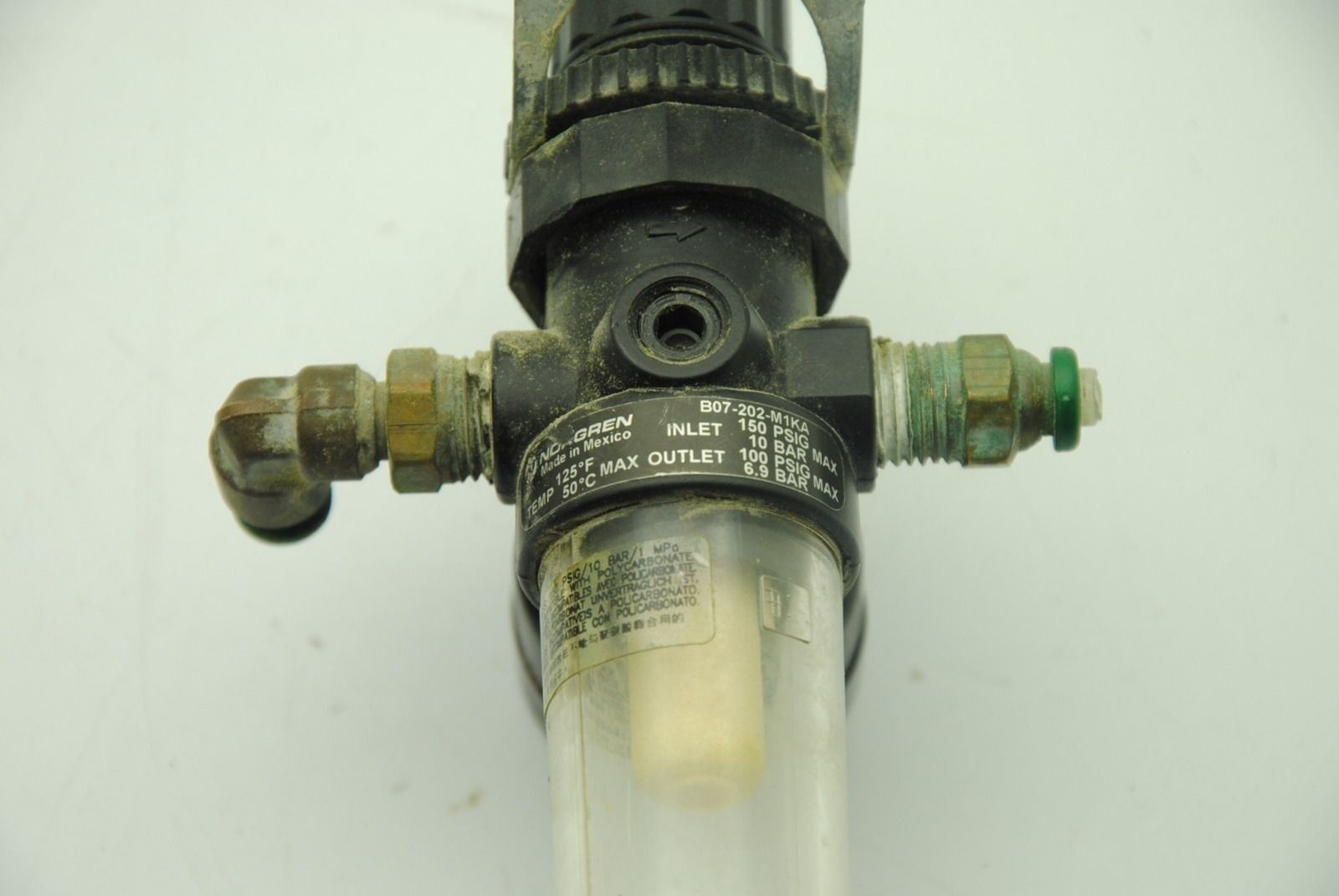 NORGREN B07-202-M1KA, Pneumatic Filter Regulator w/ Gauge 160 PSI