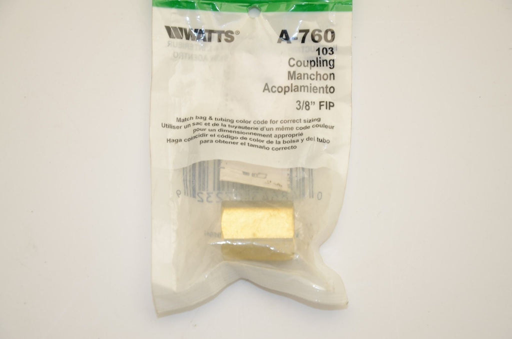 WATTS Brass Fittings: A-495, A-293LF, A760 - Lot of 6 - NEW