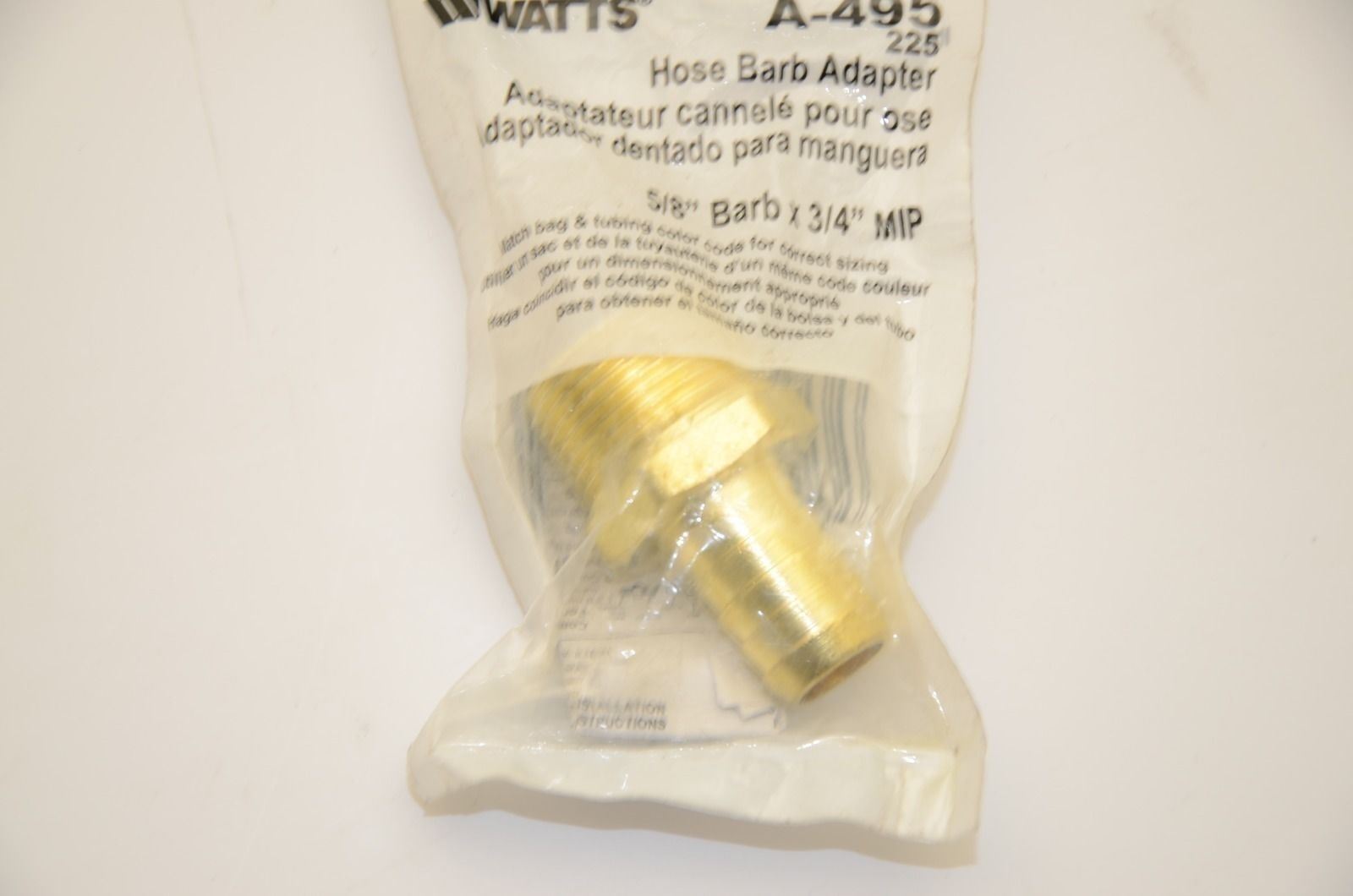 WATTS Brass Fittings: A-495, A-293LF, A760 - Lot of 6 - NEW