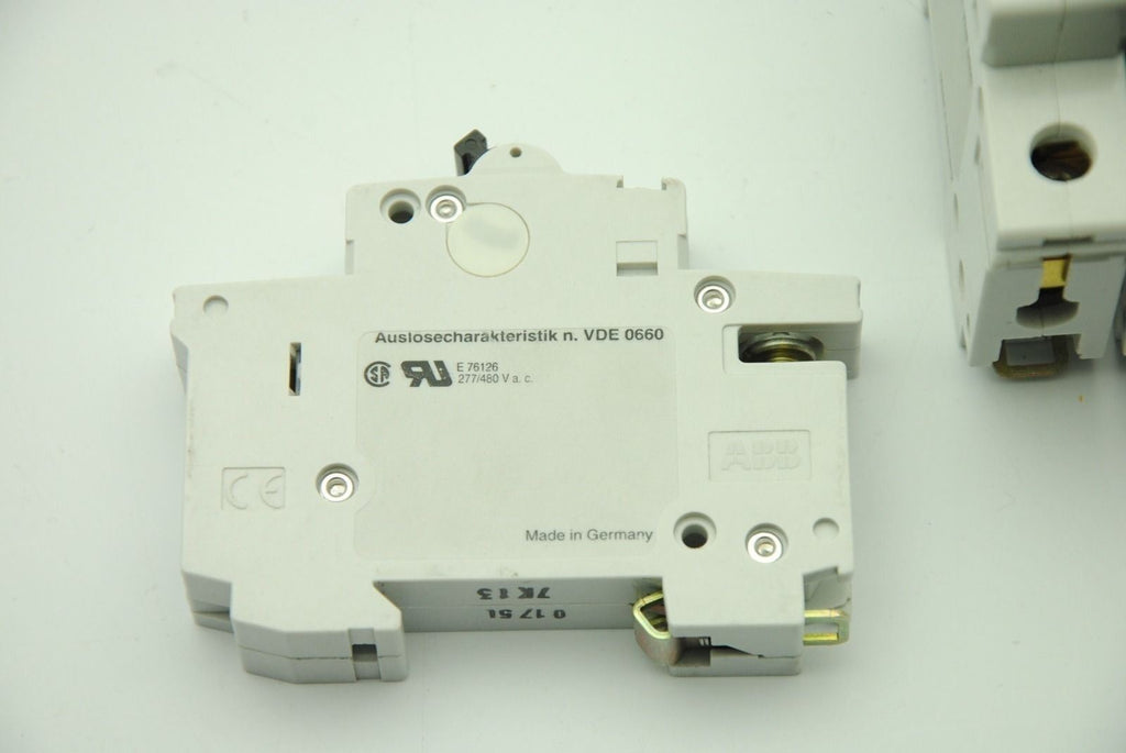 ABB S 271 K 13A Single-Pole Circuit Breaker, Lot of 4