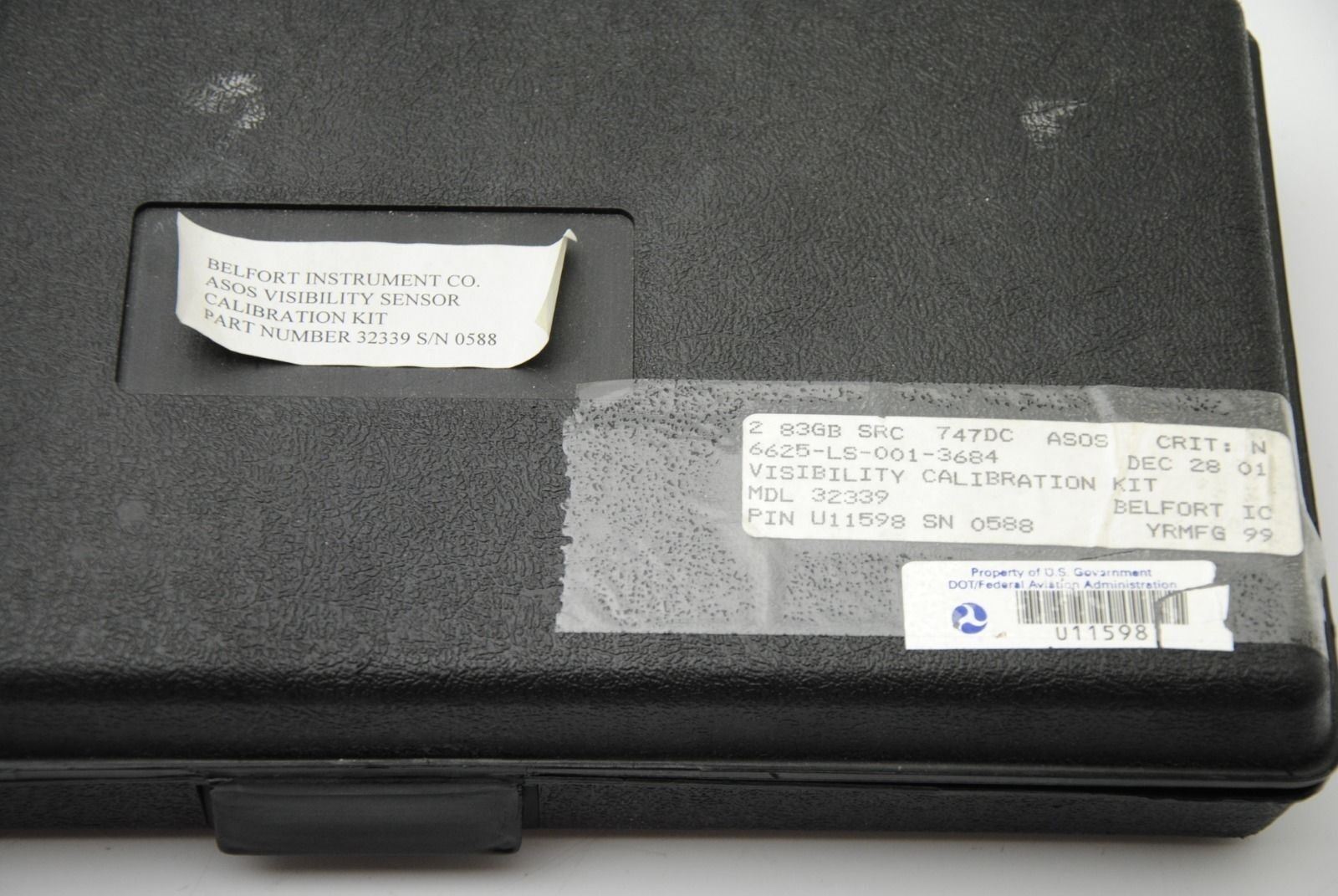 Belfrt Insotruments Co. 32339, ASOS Visibility Sensor Calibration Kit