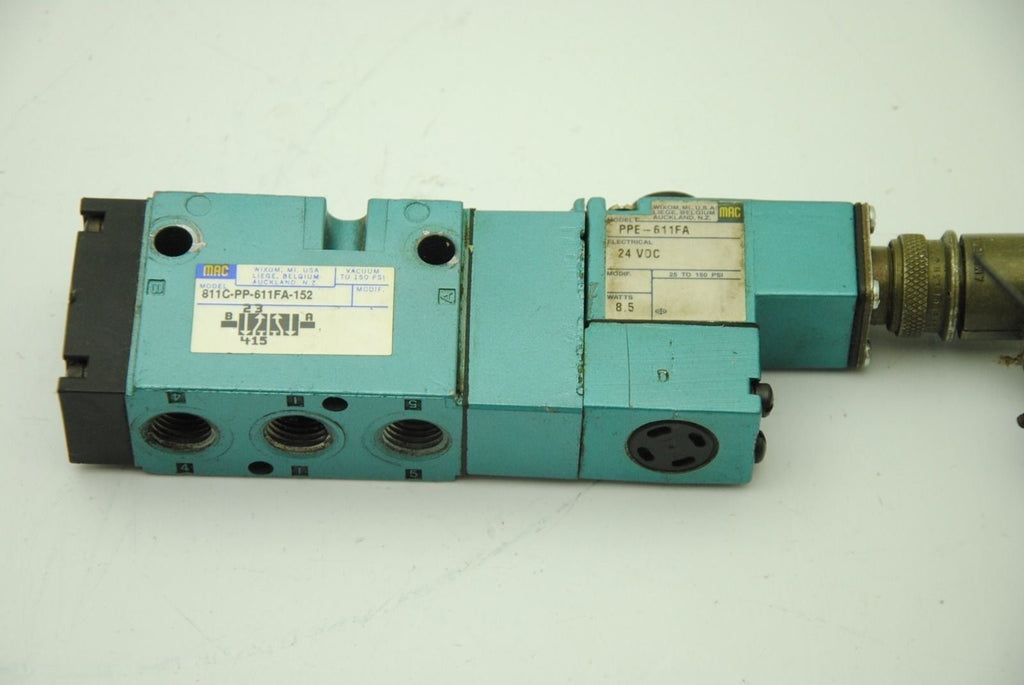 MAC 811C-PP-611FA-152, Solenoid Valve w/ PPE-611FA