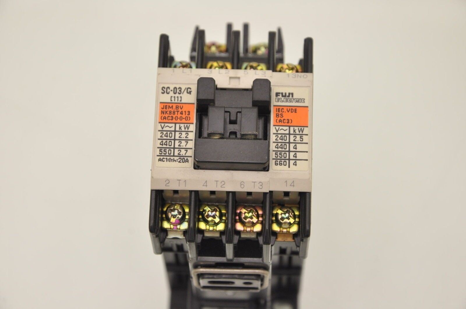 FUJI ELECTRIC SC-03/G 24VDC Coil Contactor