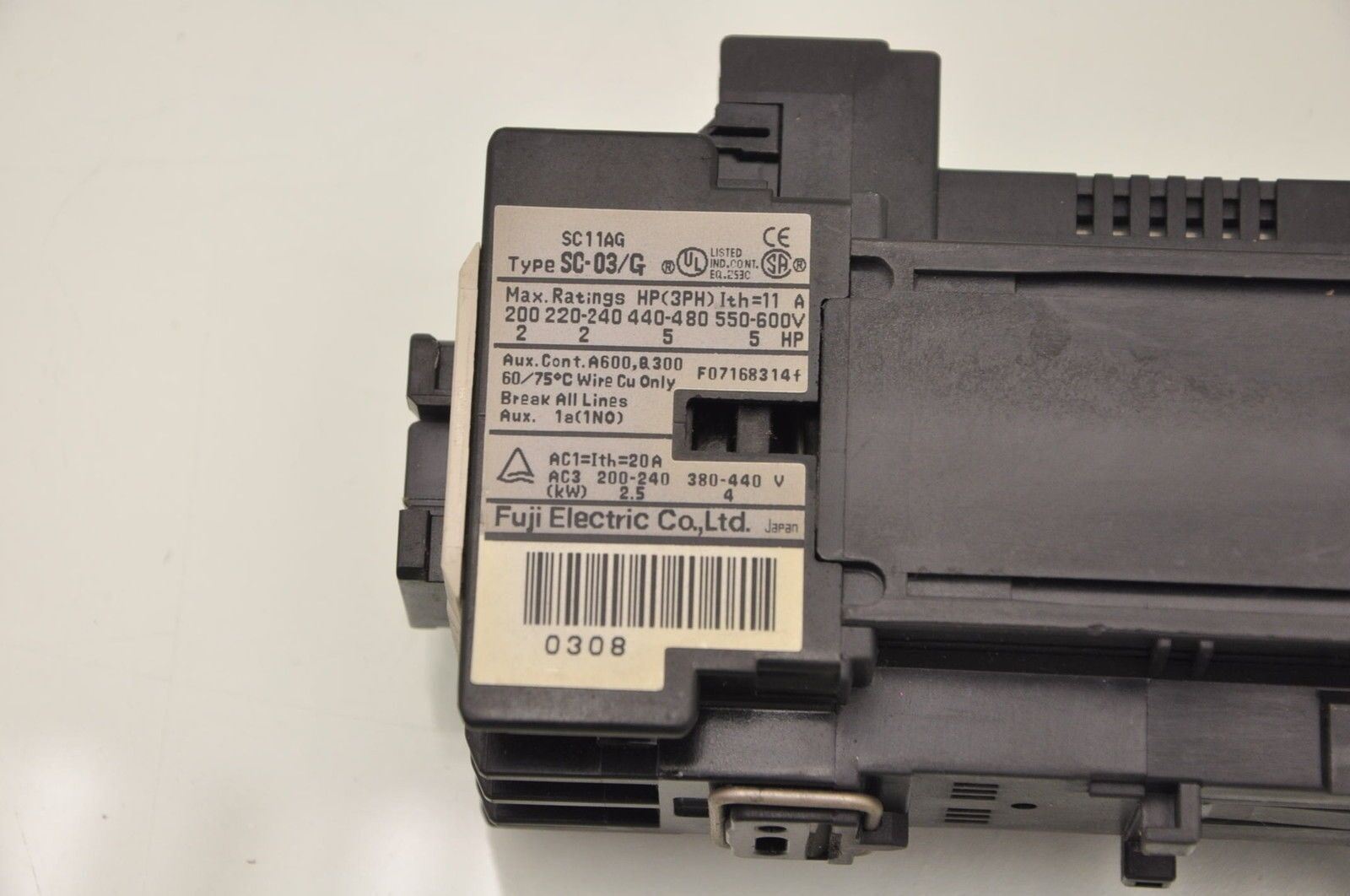 FUJI ELECTRIC SC-03/G 24VDC Coil Contactor