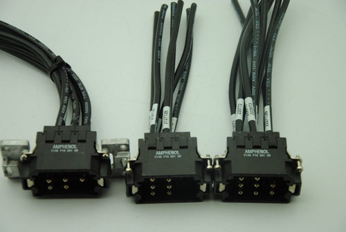 AMPHENOL C146-P10-001-G8 9-Pin Male Connectors 8AWG 8 guage Lot of 3